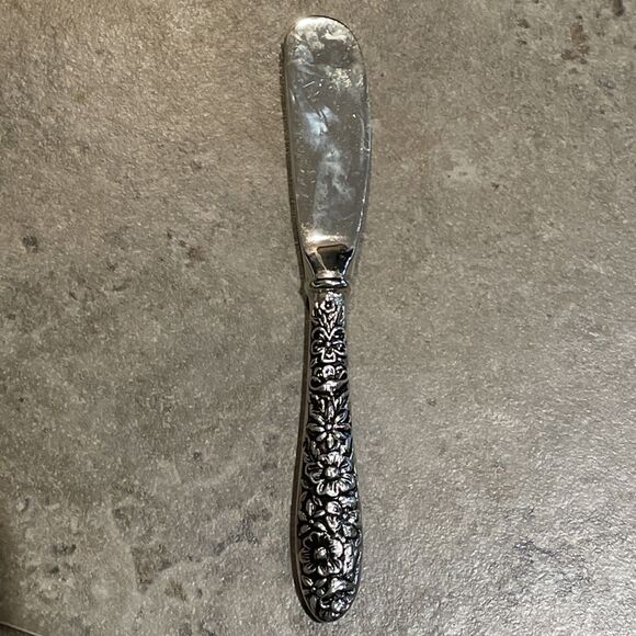 American Silversmith Collection Godinger 4 Canape Butter Knife Silverplate - Picture 8 of 10